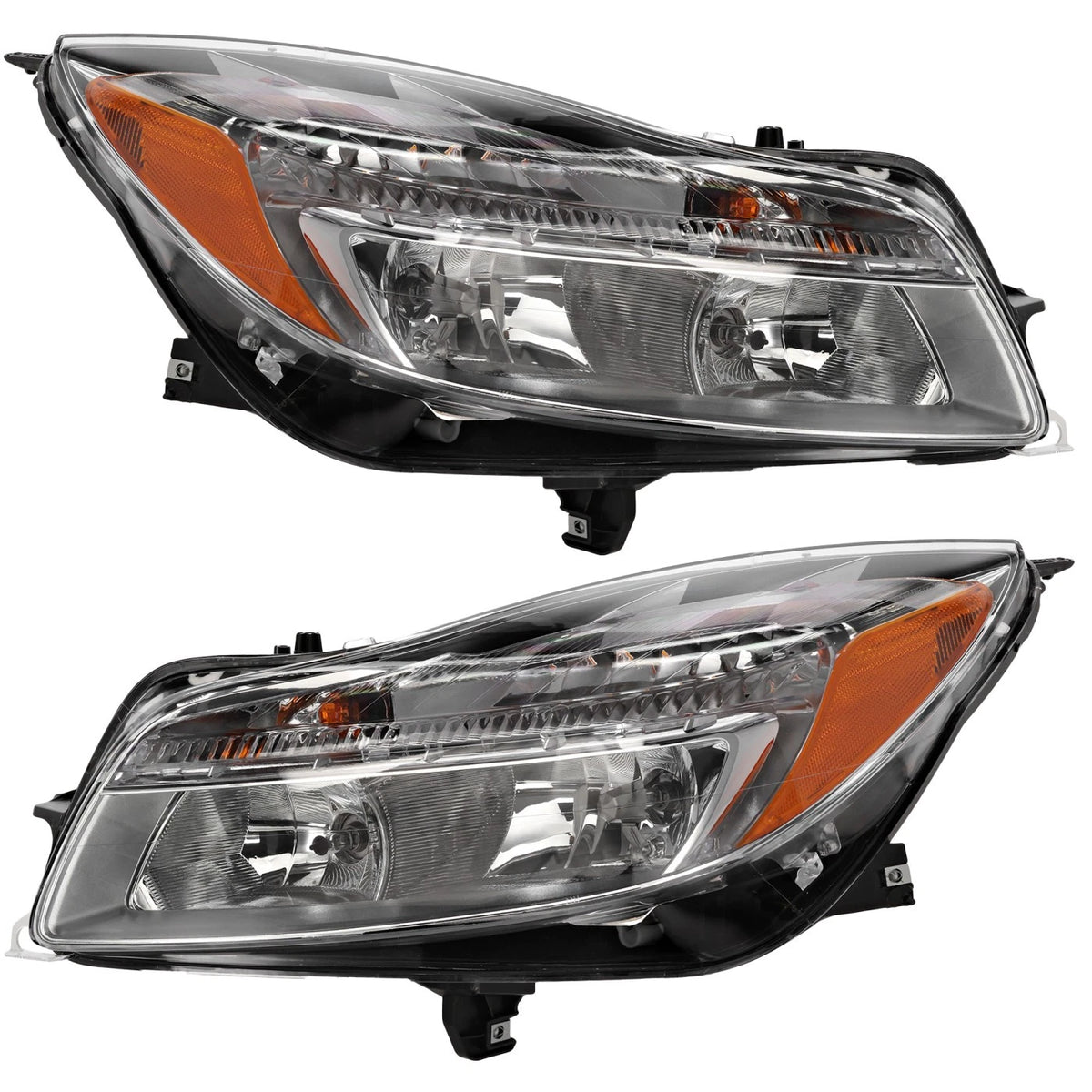 Driver Passenger Side Headlight for Buick Regal (2011–2013) Halogen w/ Bulbs