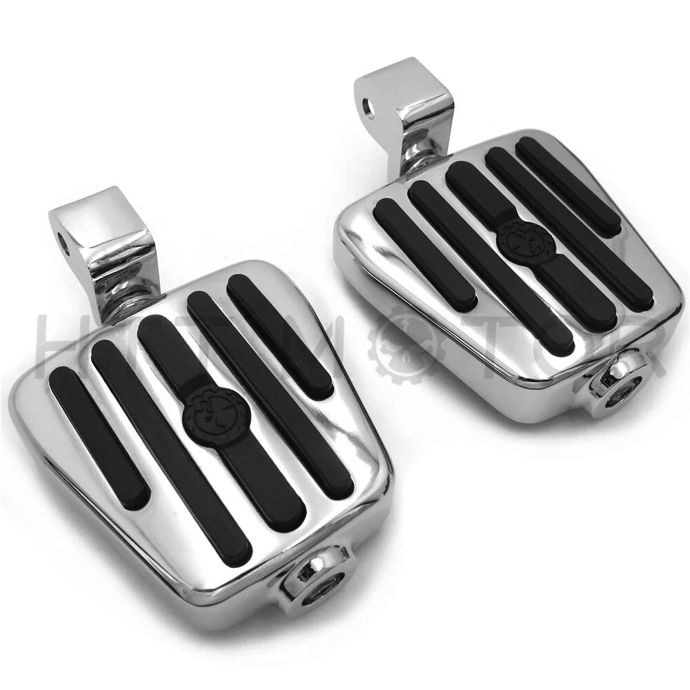 Chrome Rubber Footpegs for Goldwing GL1500 (1996-2000)