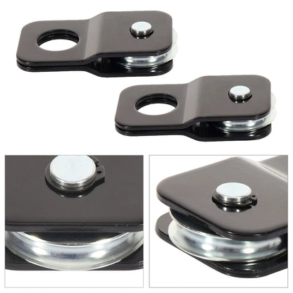 Set of 2 Snatch Block Recovery Winch Pulley for ATV UTV (8800 lbs)