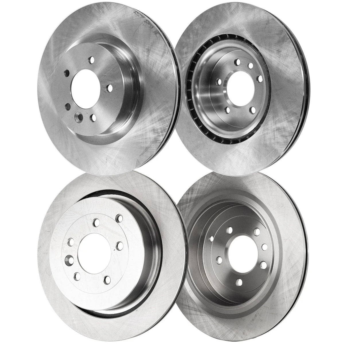 Front and Rear Disc Brake Rotors for Land Rover Range Rover Sport (2006–2013)