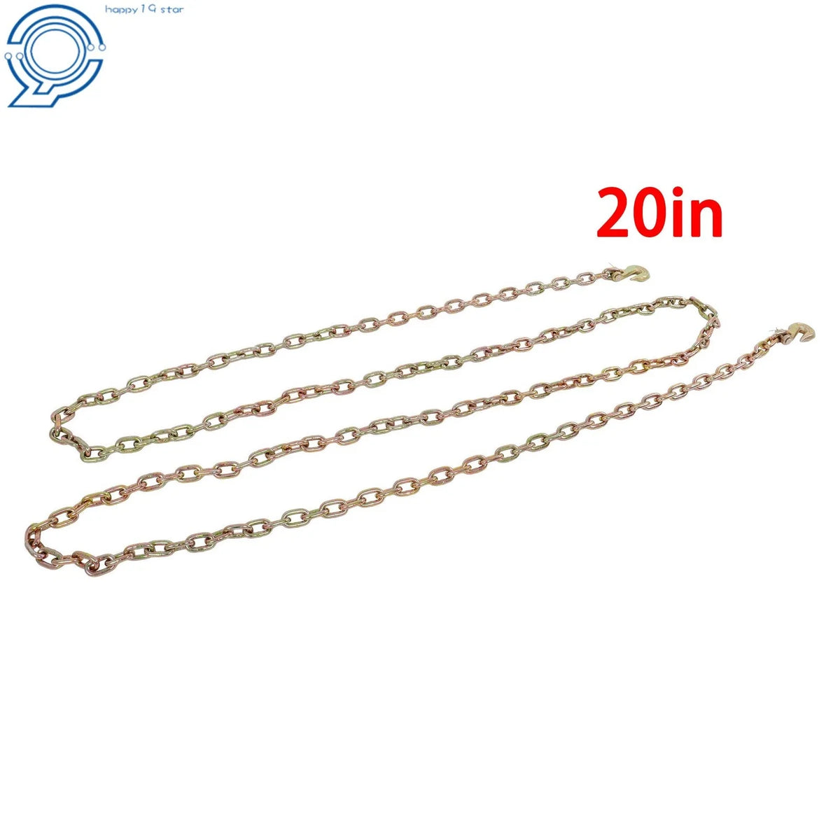 Tow Chain 5/16" x 20' G70 for Transporting Trucks and Trailers