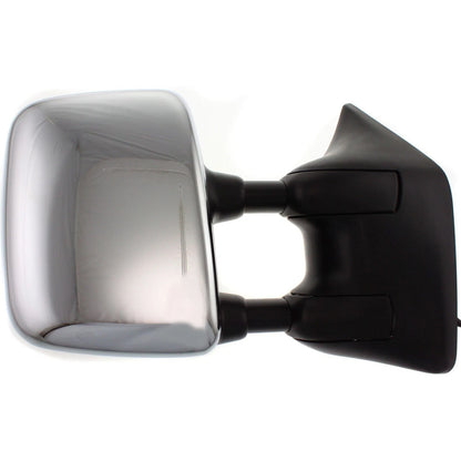 Power Mirror Set for Nissan Titan SE (2004–2005) Heated Chrome Towing