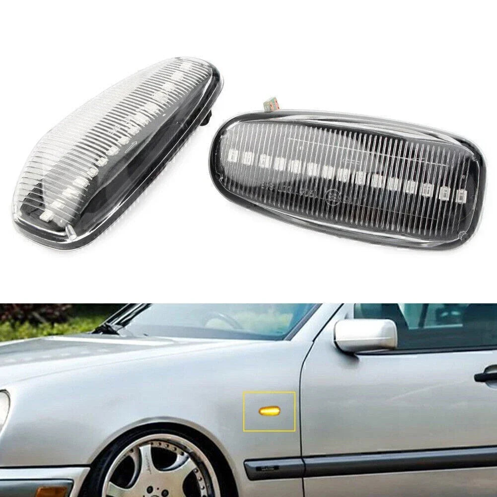 Dynamic Design LED Side Marker Turn Signal Light for Mercedes