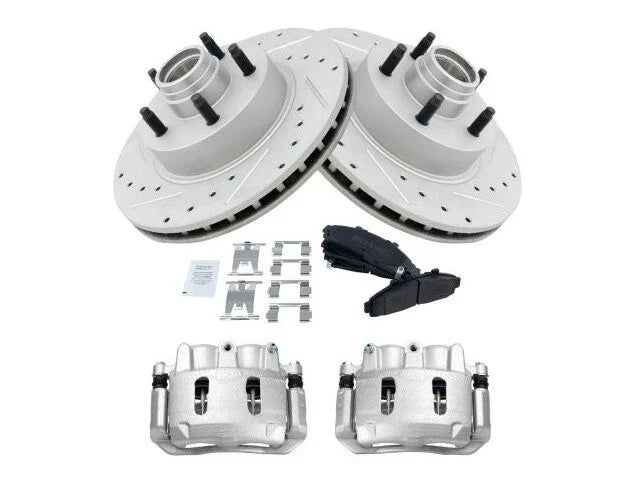 Front Brake Pad Rotor Caliper Set for Mazda B2500 (1999) TY928GN