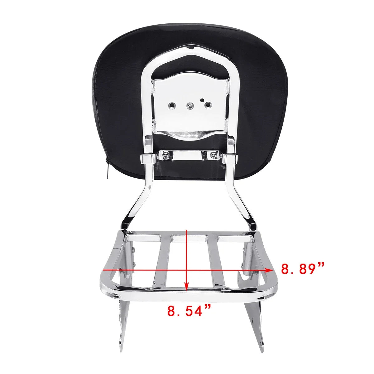 Backrest Sissy Bar with Luggage Rack for Harley Softail FLST 1984-2017