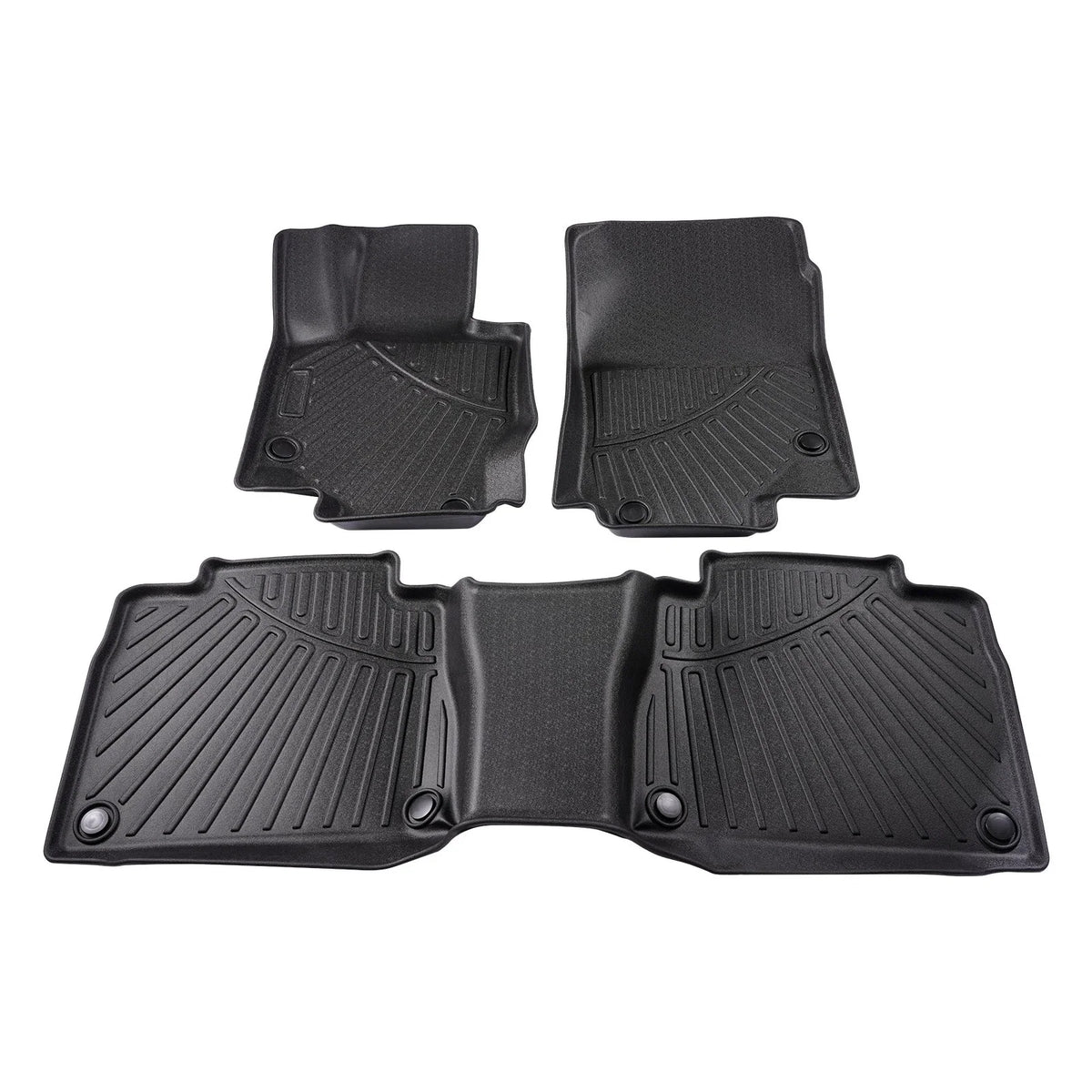 Set of 4 All Weather Floor Mats for Mercedes Benz GLE (2020–2024) Rubber