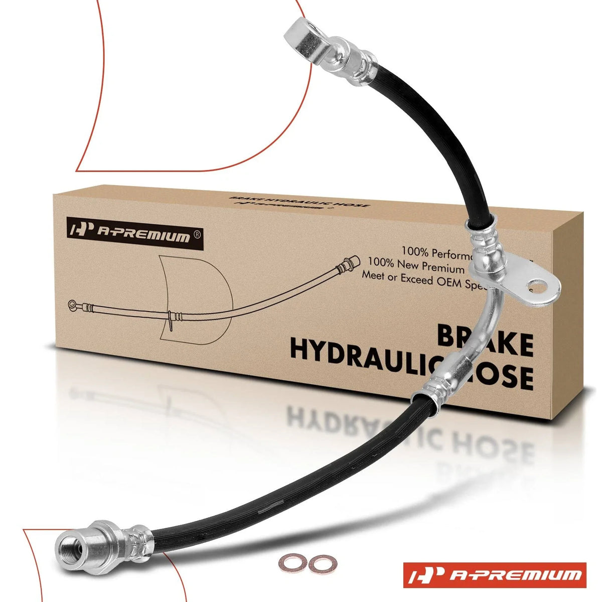 Front Left Brake Hydraulic Hose for Subaru Outback (2015–2019)