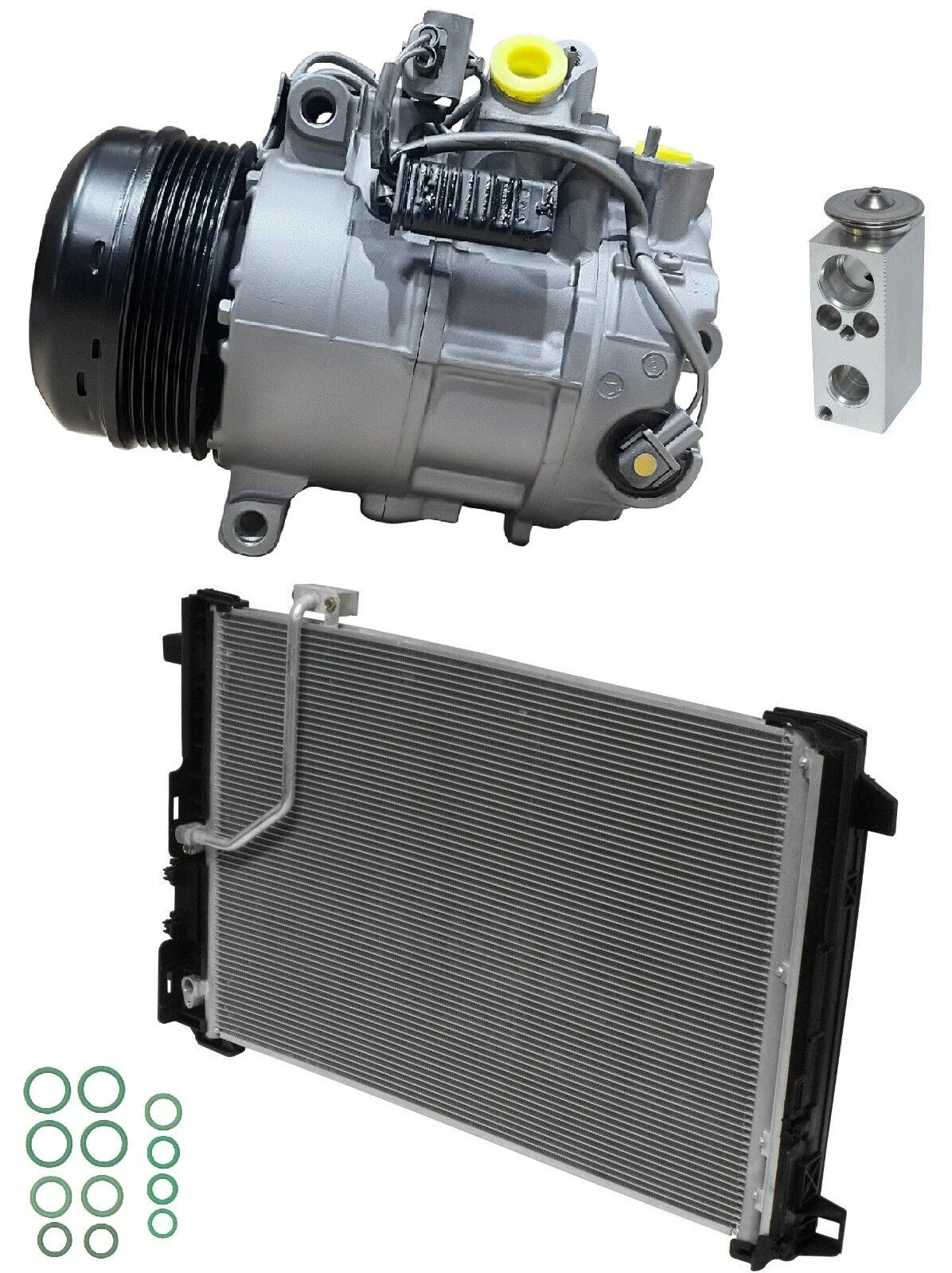 AC Compressor Kit With Condenser for Mercedes C250 1.8L (2014–2014)