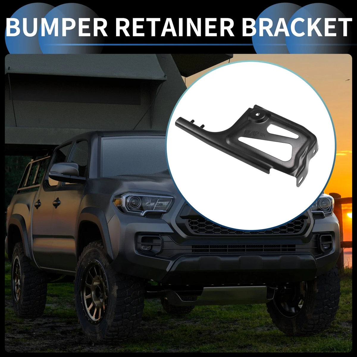 1 Pc Right Front Bumper Support Bracket No. 5327304040 for Toyota Tacoma (2015–2022)