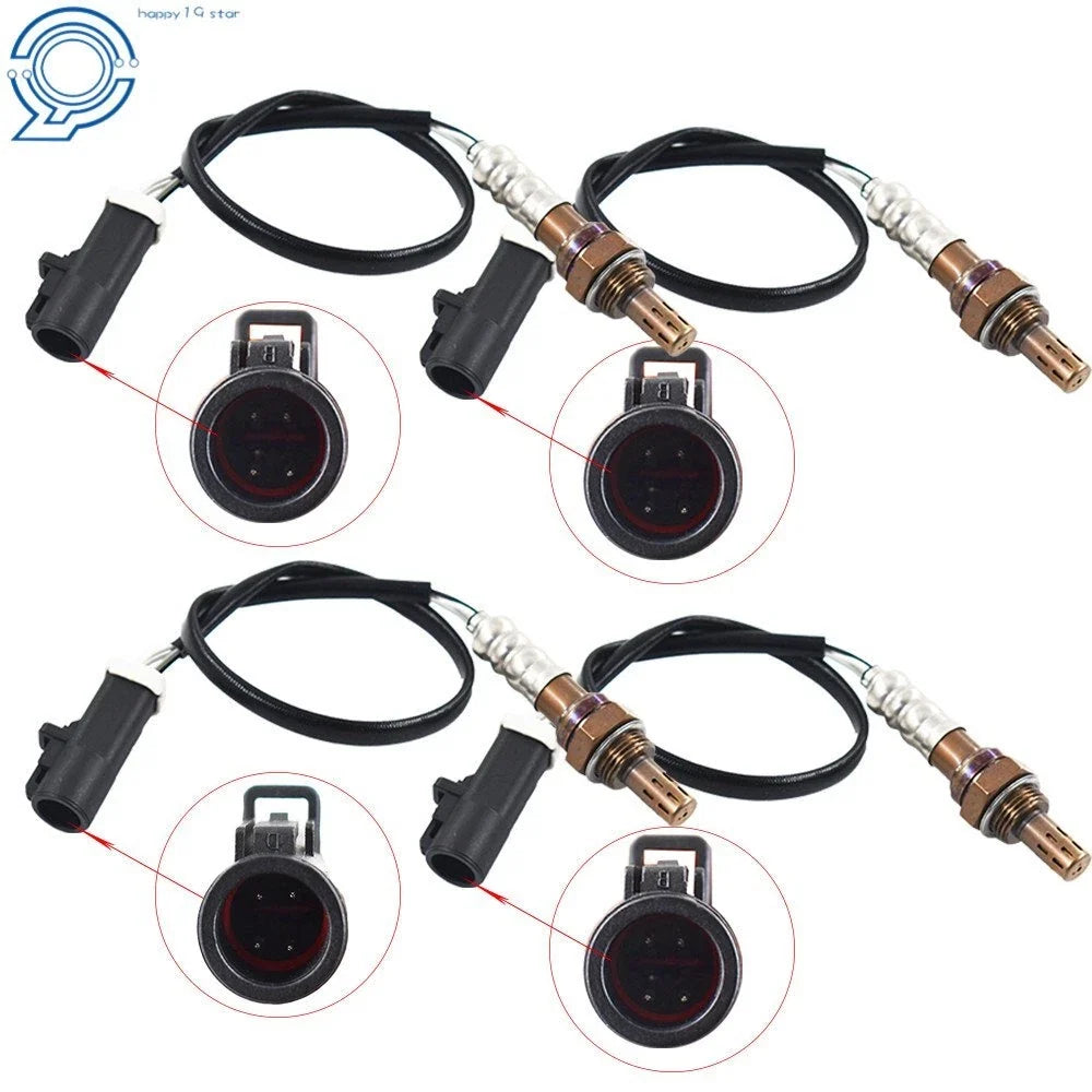 Set of 4 Oxygen Sensors for Ford Mustang (1995–2010)