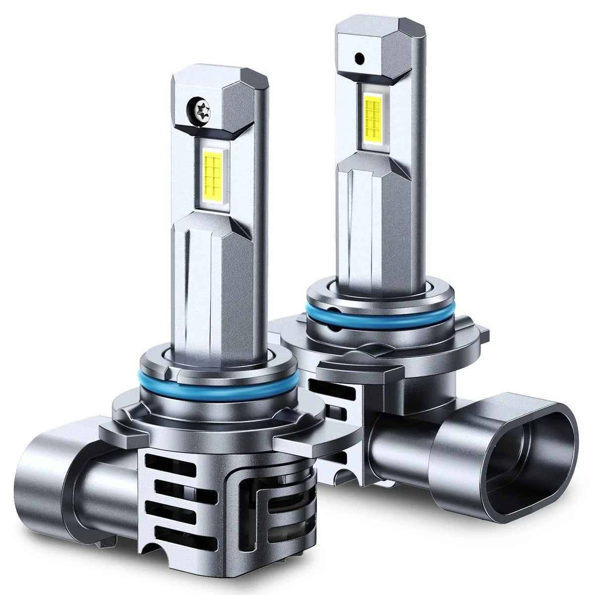 LED Headlight Bulb Set 9012 (2X) - 6500K White for AUTOONE