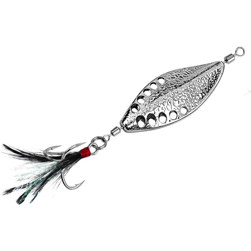 Proberos VIB Spoon Lure Set (3.5g, 5g, 7g, 10g, 15g) - Gold & Silver