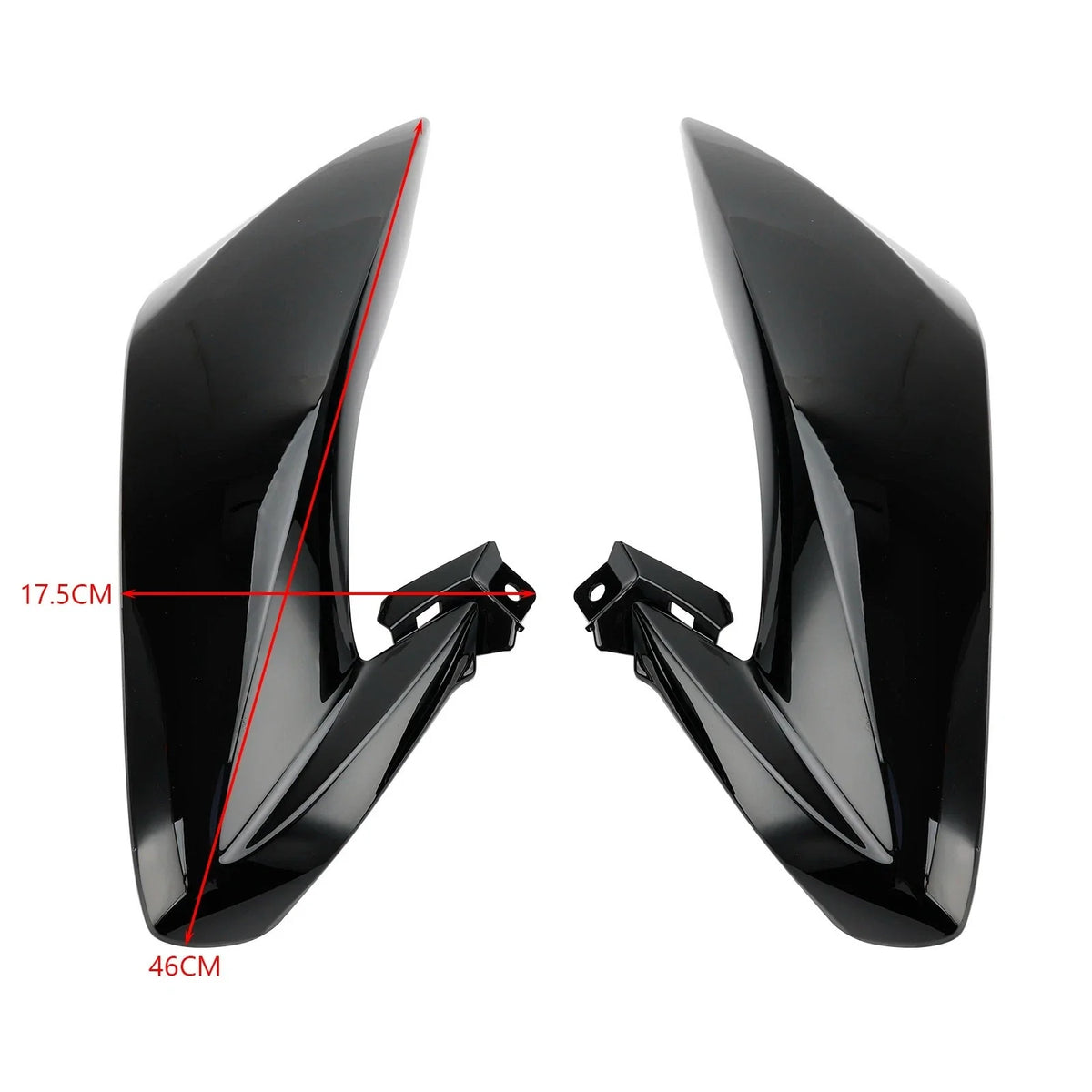 ABS Radiator Panel Frame Fairing for Suzuki GSX-S 1000 (2015–2020) Black