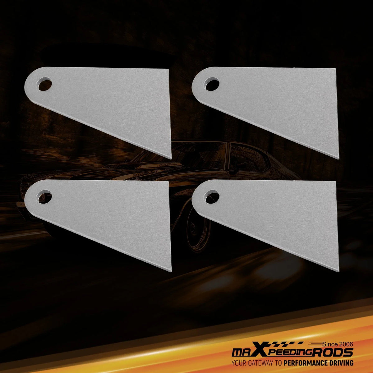 Motor Mount Bracket Kit for Chevy Small & Big Block Engine (1960–1990)