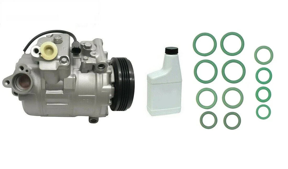 A/C Compressor Kit With O Rings for Mercedes Benz C Class (2008–2014)