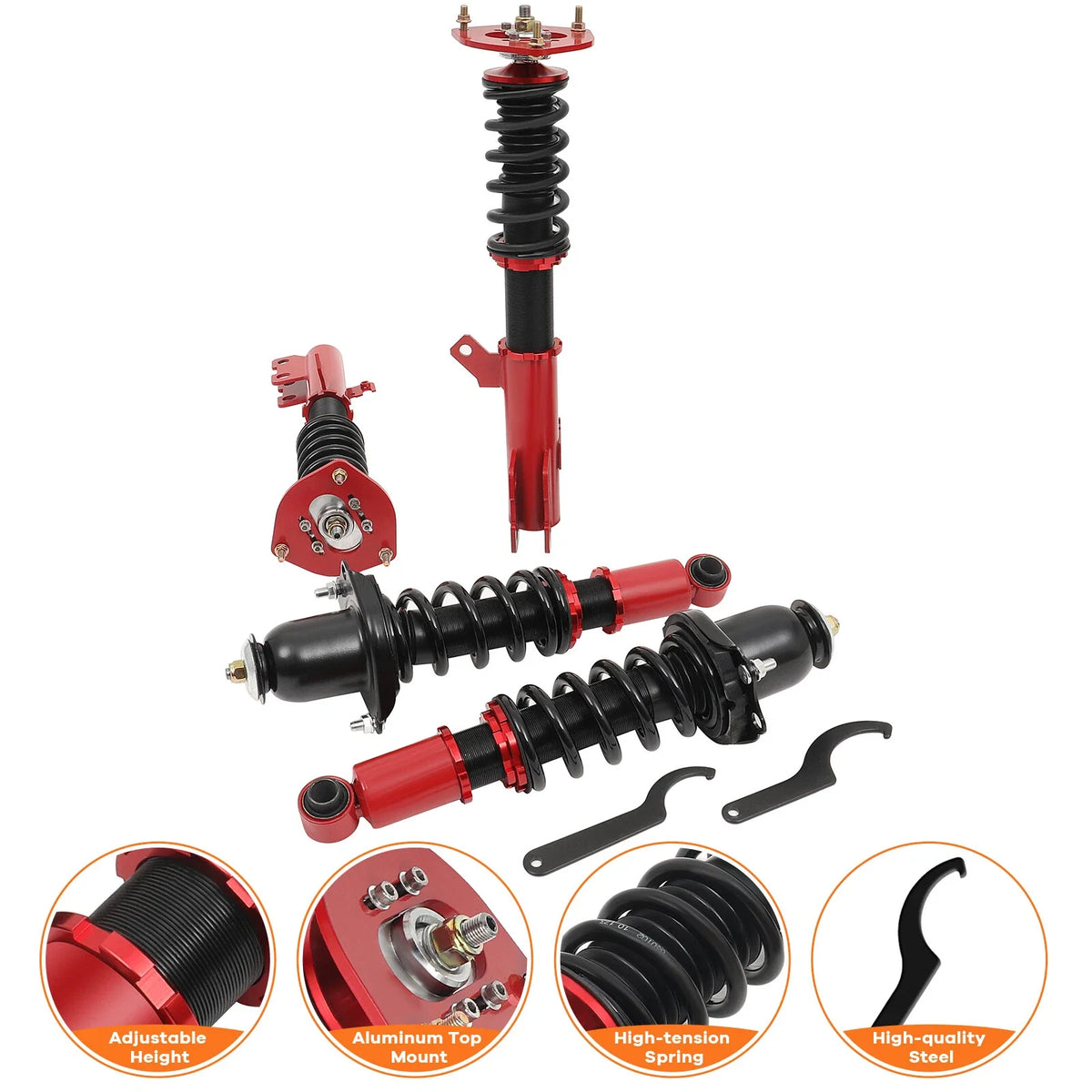 Coilovers for Toyota Corolla (2003–2008) Adjustable Height Suspension