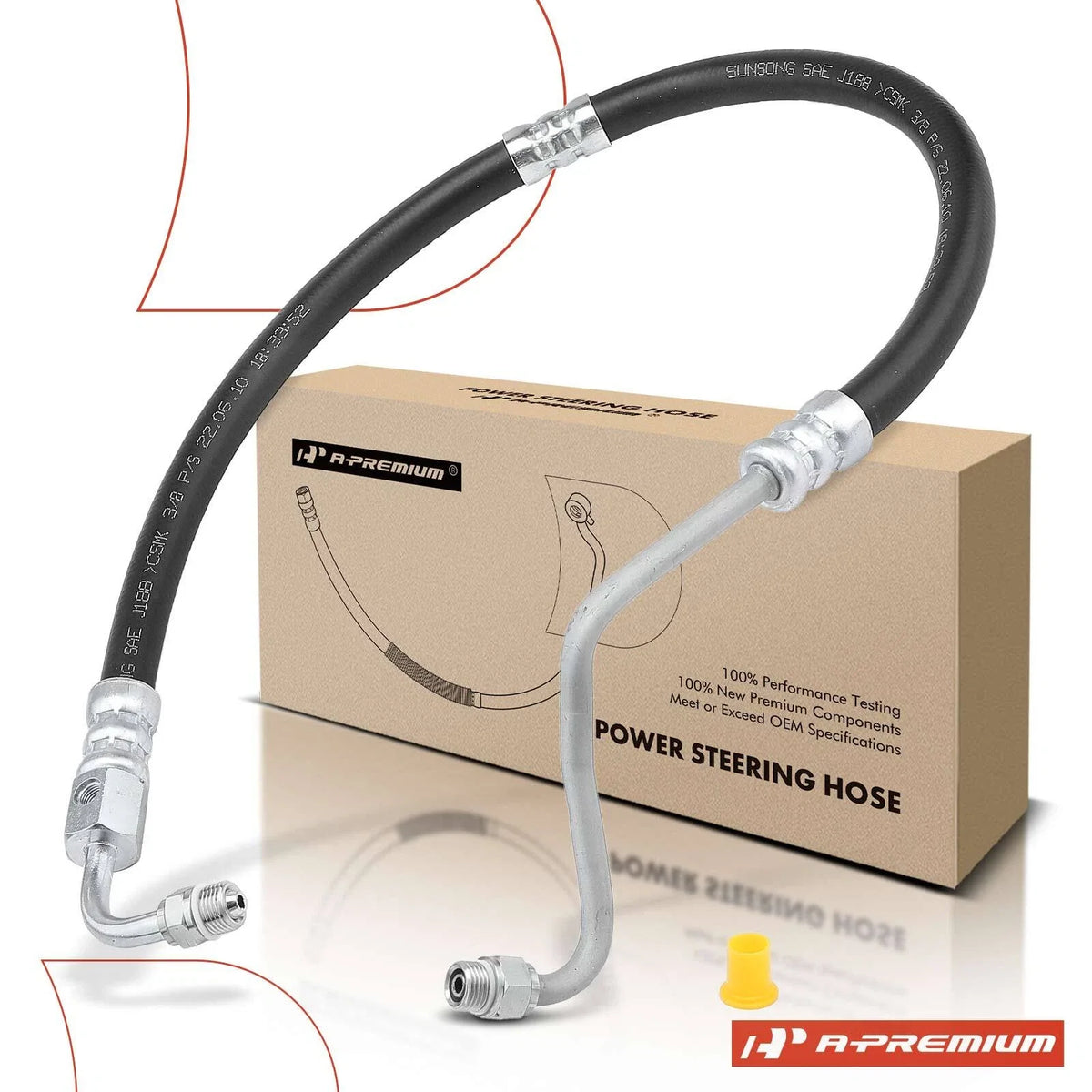 Power Steering Pressure Line Hose for Ford Mustang (1991–1993)