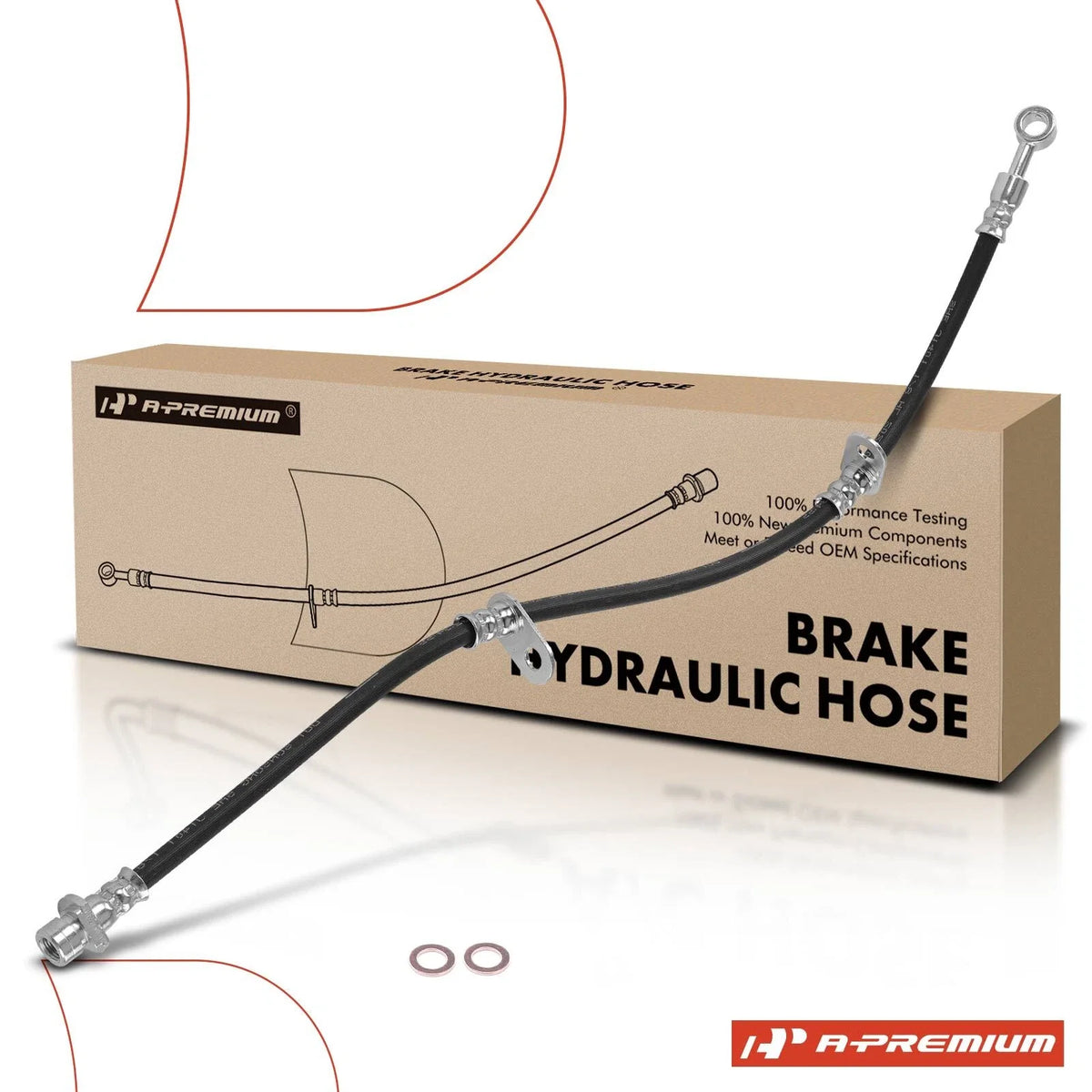 Front Right Brake Hydraulic Hose for Honda S2000 (2006–2009)
