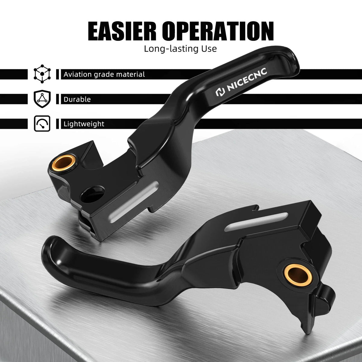 Shorty Brake Clutch Levers for Harley Sportster 1200 (2014-2020)