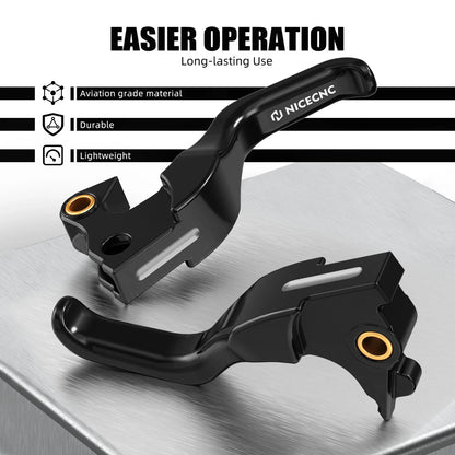 Shorty Brake Clutch Levers for Harley Sportster 1200 (2014-2020)