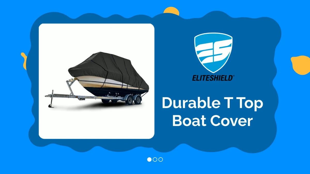 Fishing T-Top Hard-Top Storage Cover for Wellcraft 302 Scarab