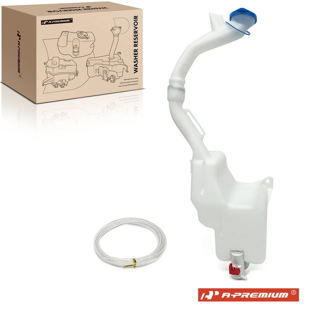 Washer Reservoir Tank with Pump & Cap for Honda Civic (2006–2011)
