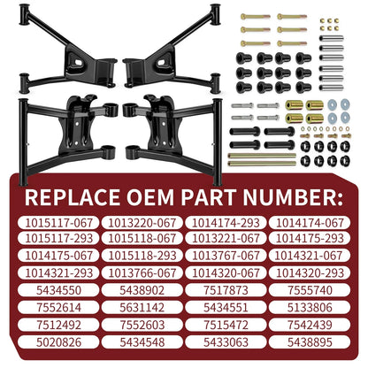 Rear Upper Lower A-Arm Kit for Polaris Sportsman 600 (2003–2005)