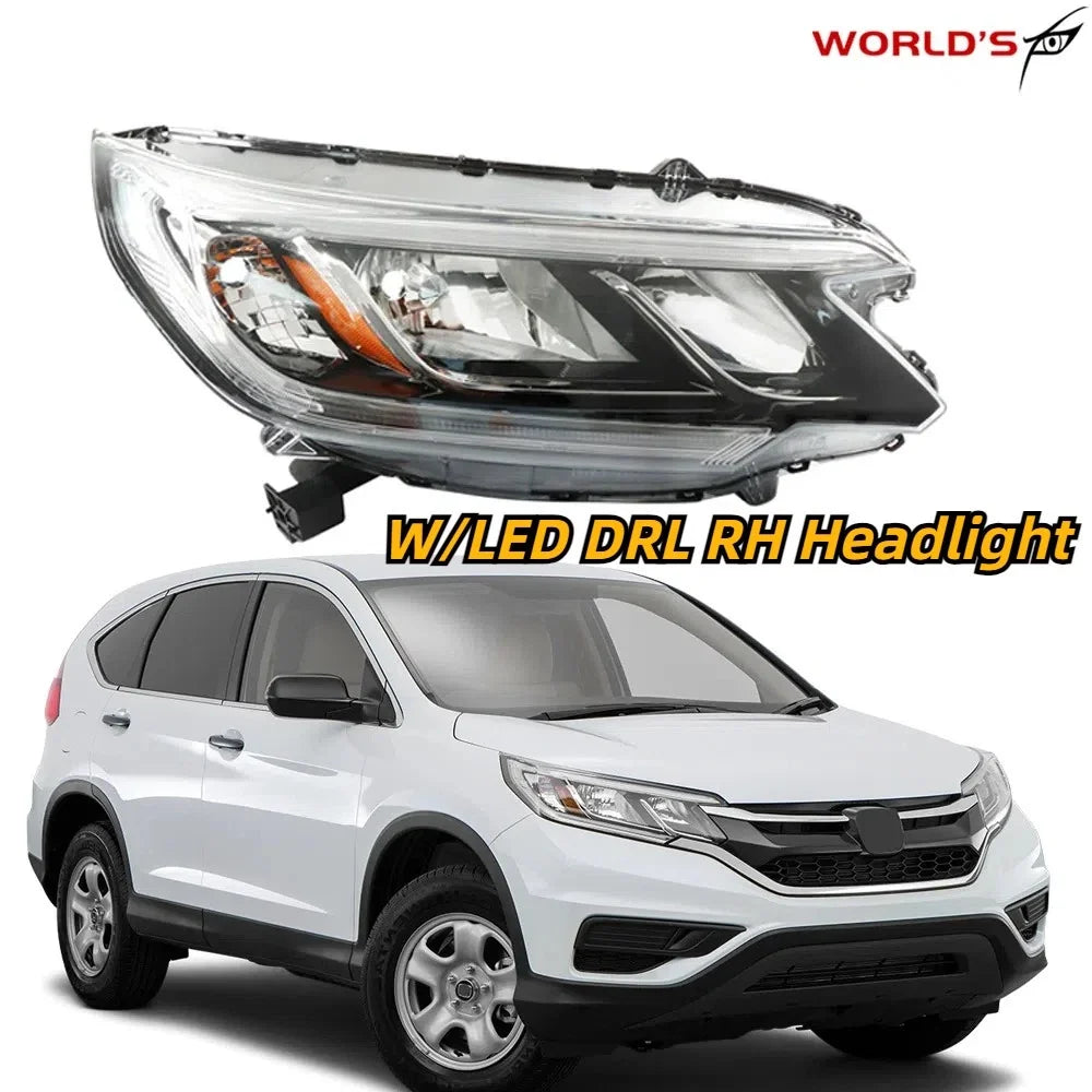 LED DRL Right Passenger Headlight for Honda CR-V (2015–2016)