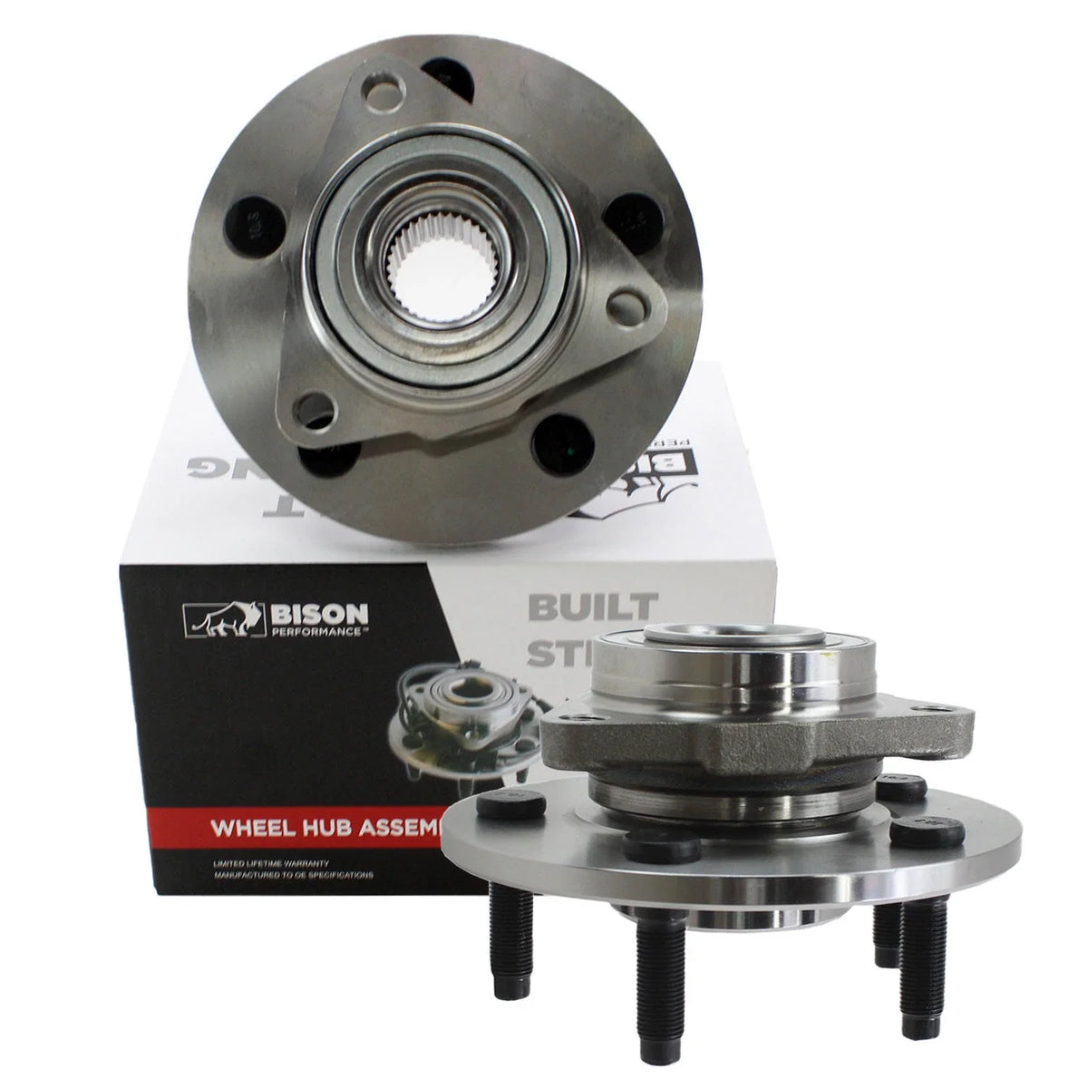 2pc Front Wheel Bearing Hub Assembly for Ram 1500 (2019–2023)