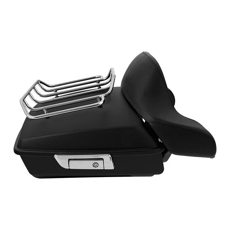 Matte Chopped Trunk Backrest Pad for Touring Harley (2014-2023)