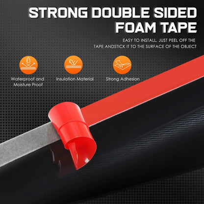 Window Visors Tape On for Dodge Challenger (2008–2018) - 2X Set