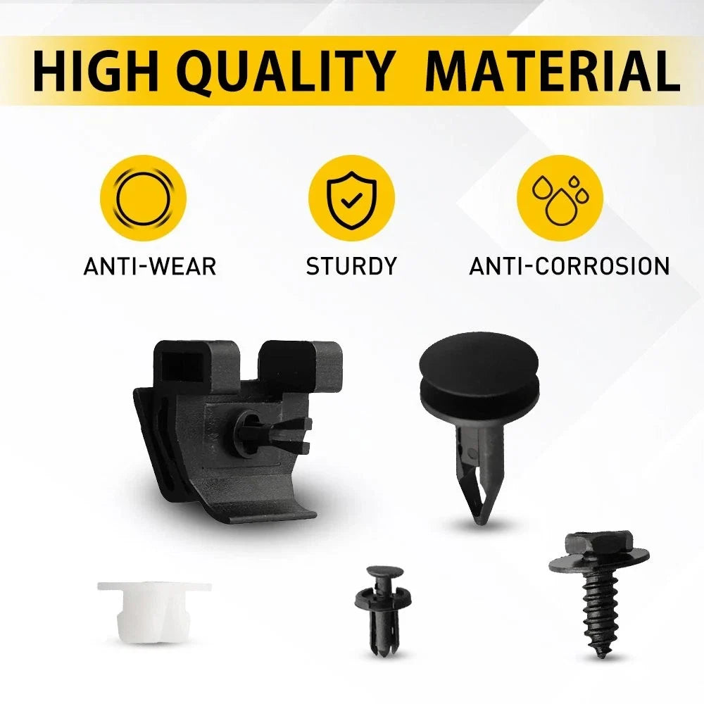 Bumper Fender Liner Clips Fastener Kit for Corolla 2009–2019