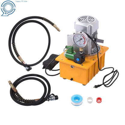 Hydraulic Pump 750W Electric, 8L Capacity, 10000PSI