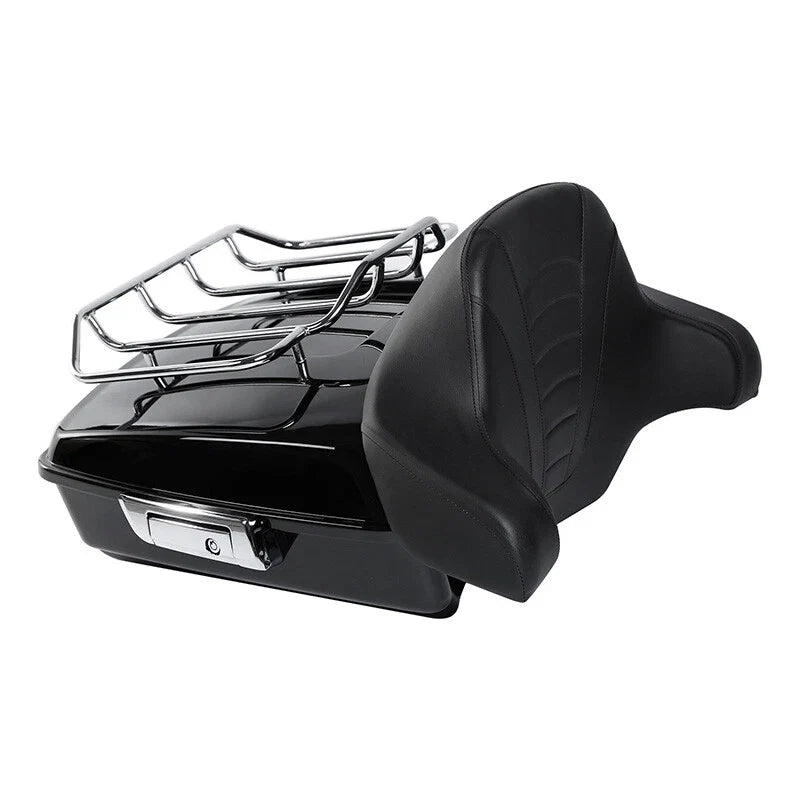 Chopped Trunk Backrest Mount Rack for Harley Touring Electra Glide (2014–2026)