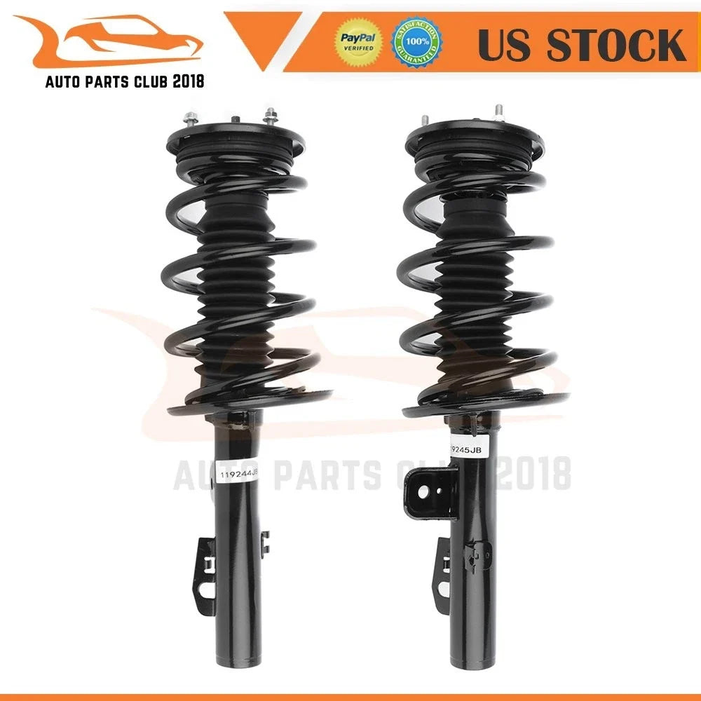 2X Front Struts with Shocks and Springs for 2010-2012 Ford Taurus