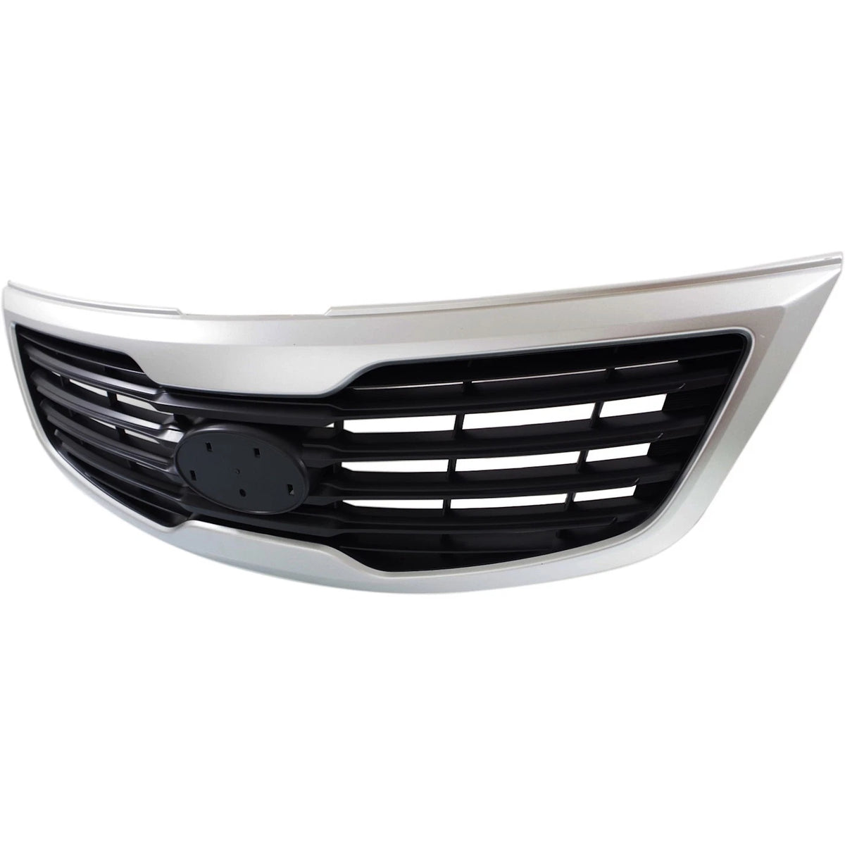 Grille for Kia Sportage (2011–2012) Silver Shell Black Insert