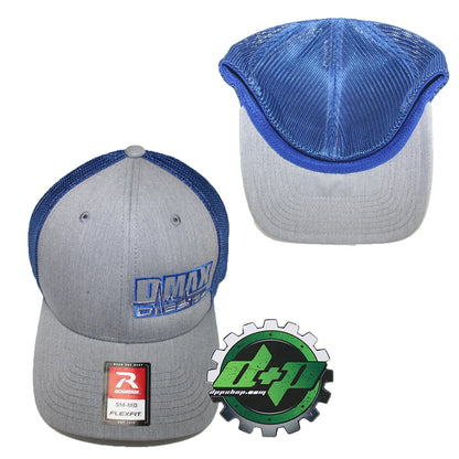 Dmax Duramax Truck Hat Richardson 110 Gray Denim Blue Mesh S/M