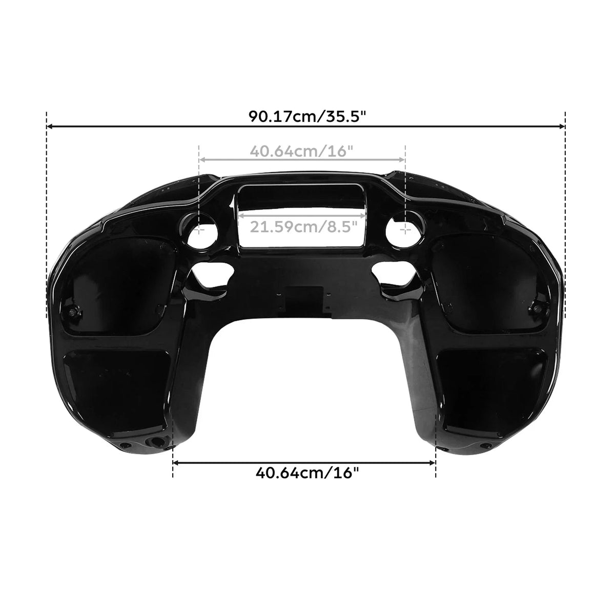 Inner Outer Fairing Speaker Covers for Harley Touring 2015-2023