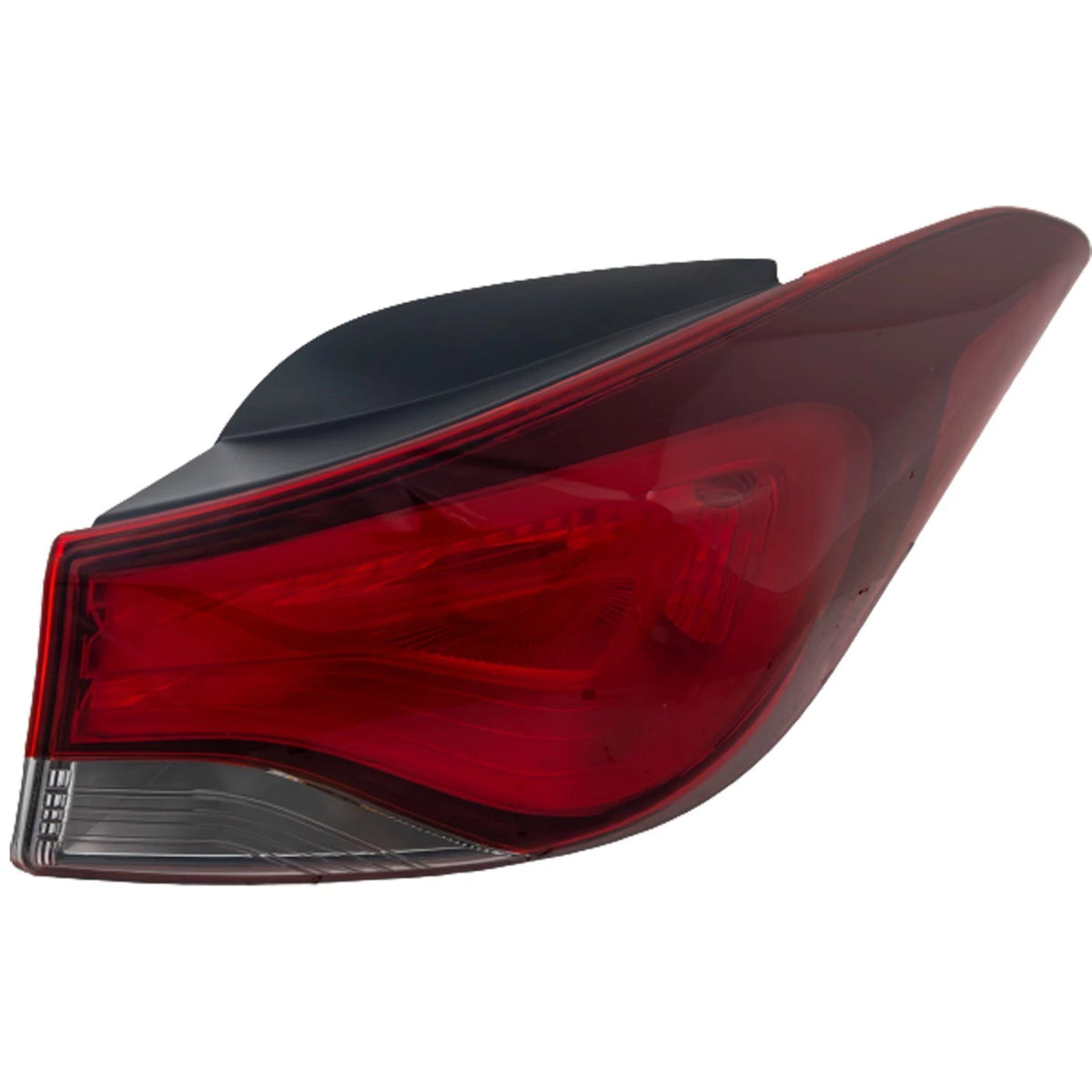 RH Outer Tail Light for Hyundai Elantra (2014–2016) Halogen w/ Bulb CAPA