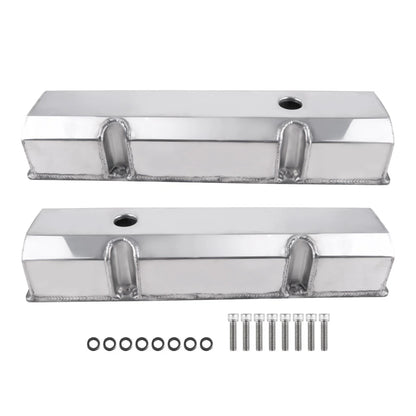 Valve Covers in Aluminum with Bolts for Chevy Small Block 283-327