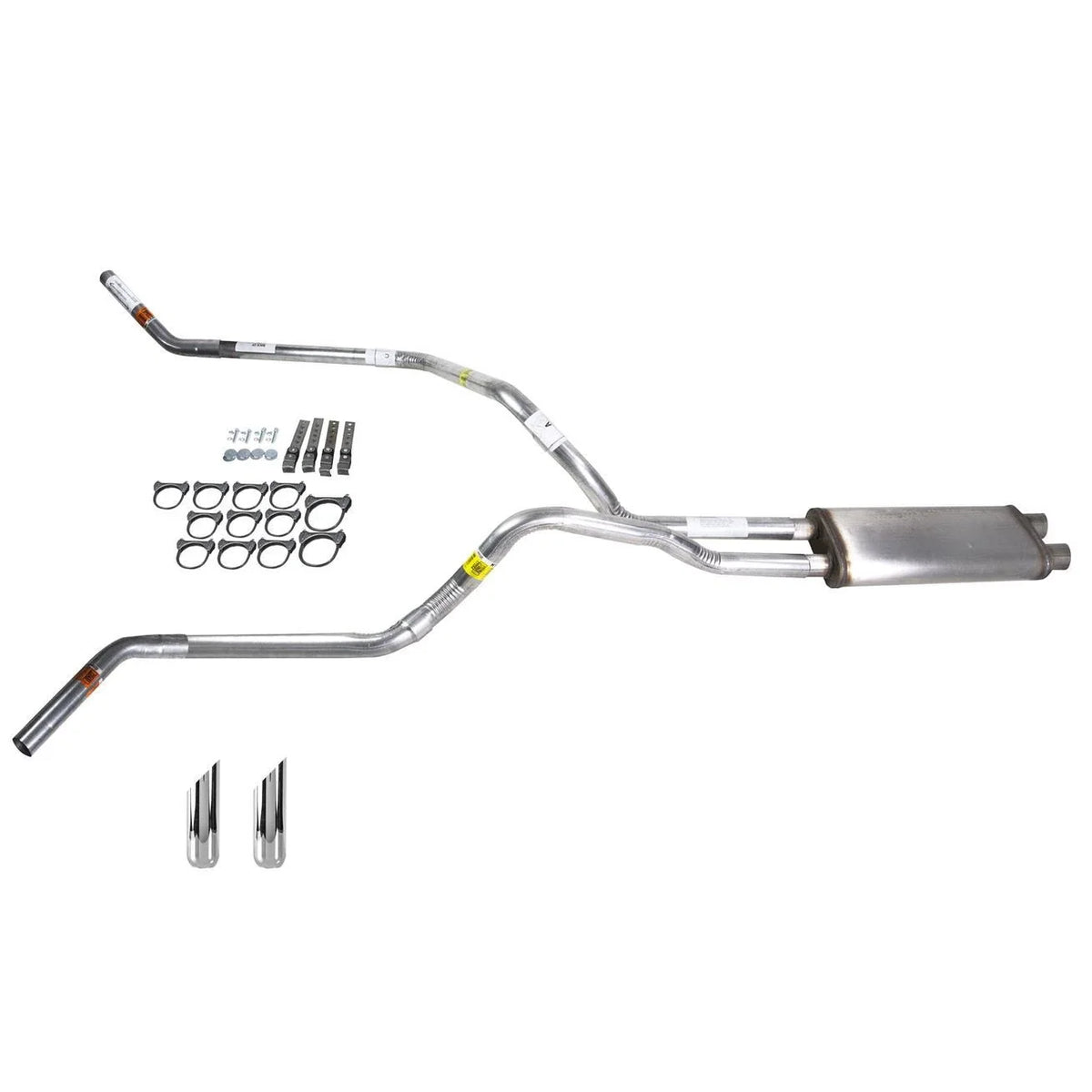 Dual Exhaust 2.5" Stainless Muffler with SW Tip for Tundra (2000–2007)