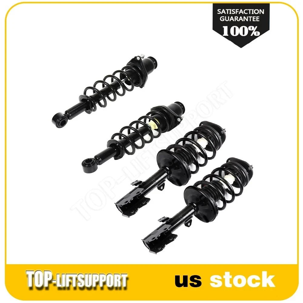 Set of 4 Complete Struts with Coil Springs for Toyota Prius (2004–2009)