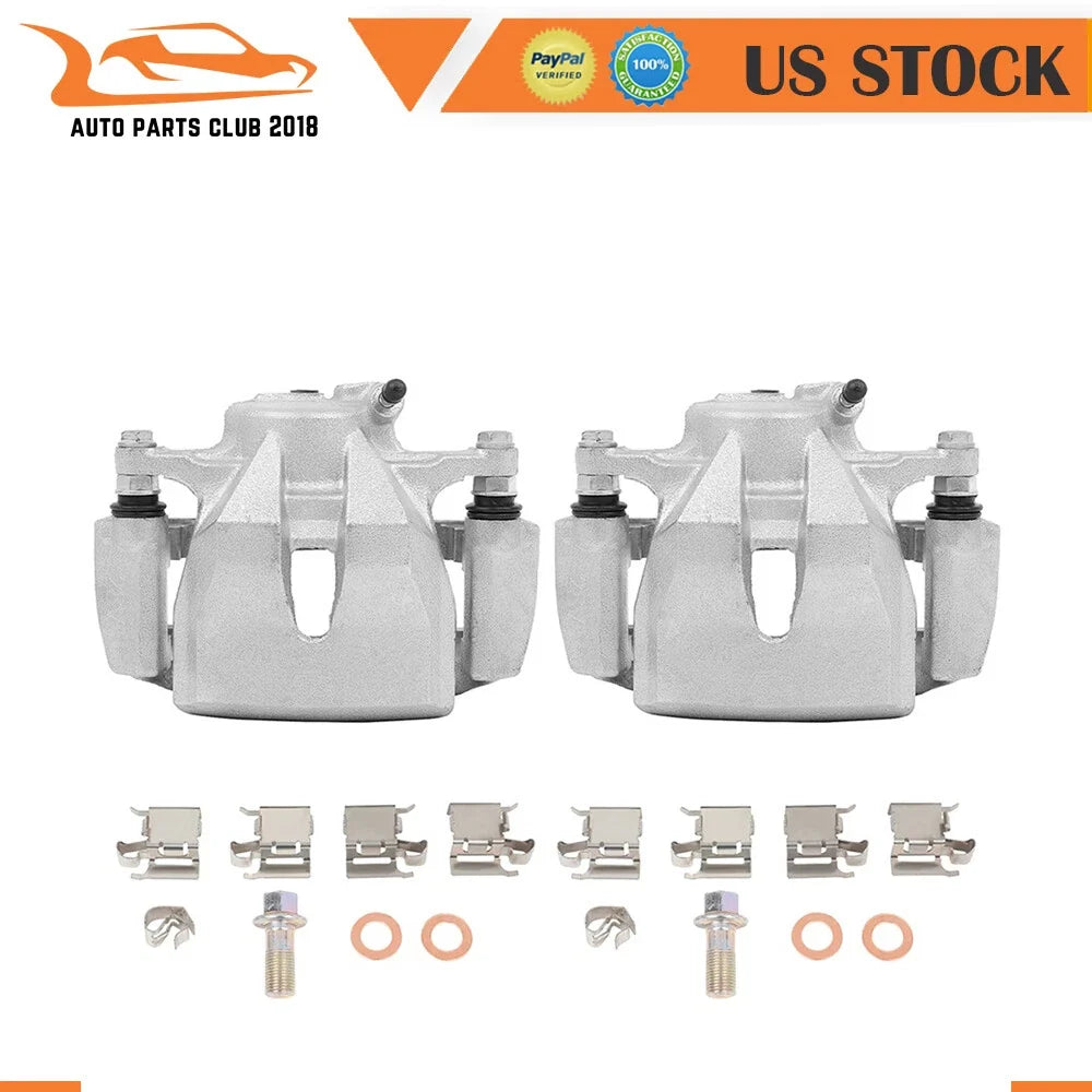 Set of 2 Brake Calipers with Bracket Kit for Toyota Matrix (2009–2013)