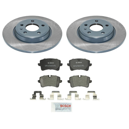 Bosch QuietCast Pads & DuraGo Rear Rotors Kit for Audi A6 Quattro