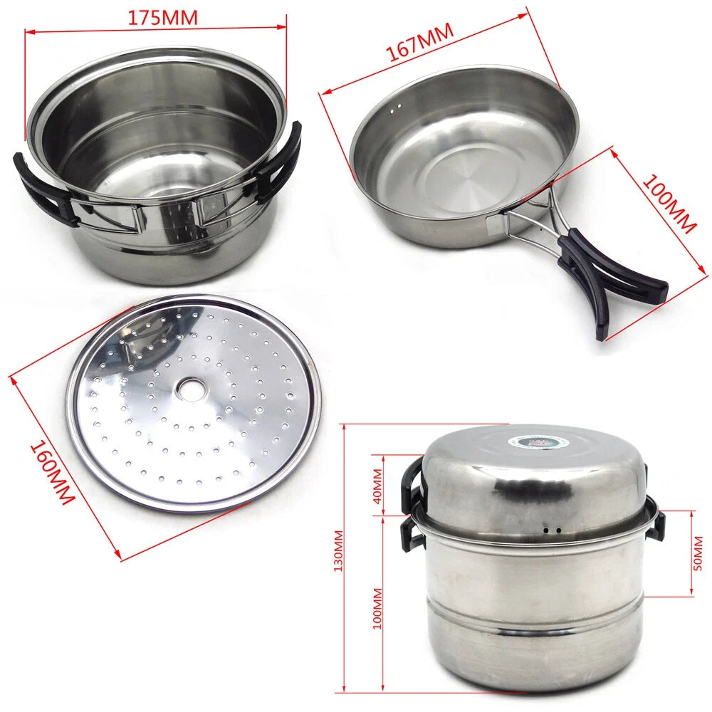 Portable Compact Charcoal BBQ Grill for Camping Use