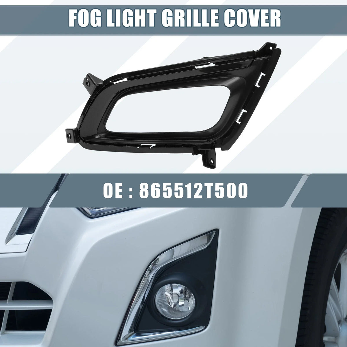 Front Left Fog Light Grille Cover No. 865512T500 for Kia Optima K5 (2014–2015)