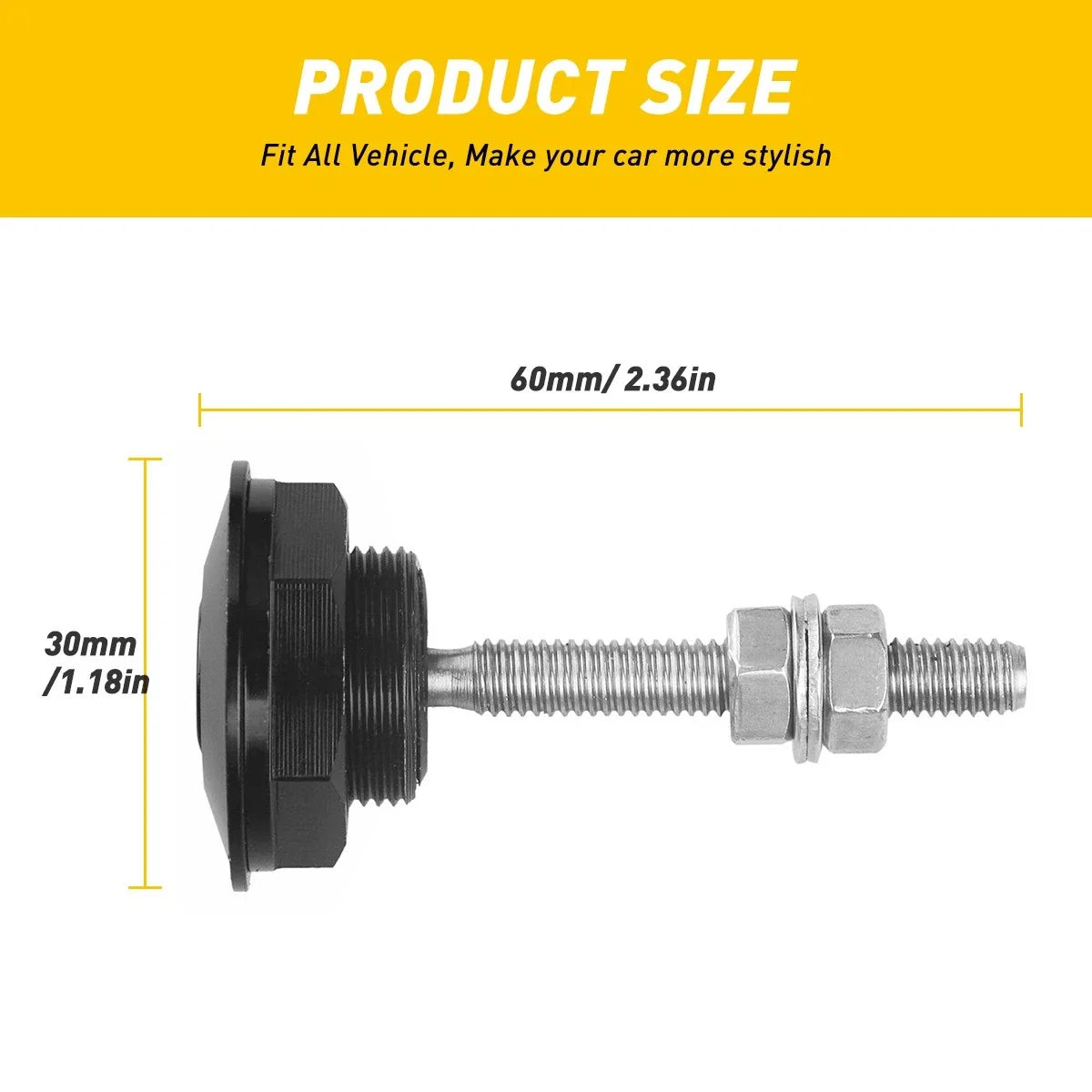 Quick Latch Hood Pins (Pro Series) for Universal Fitment