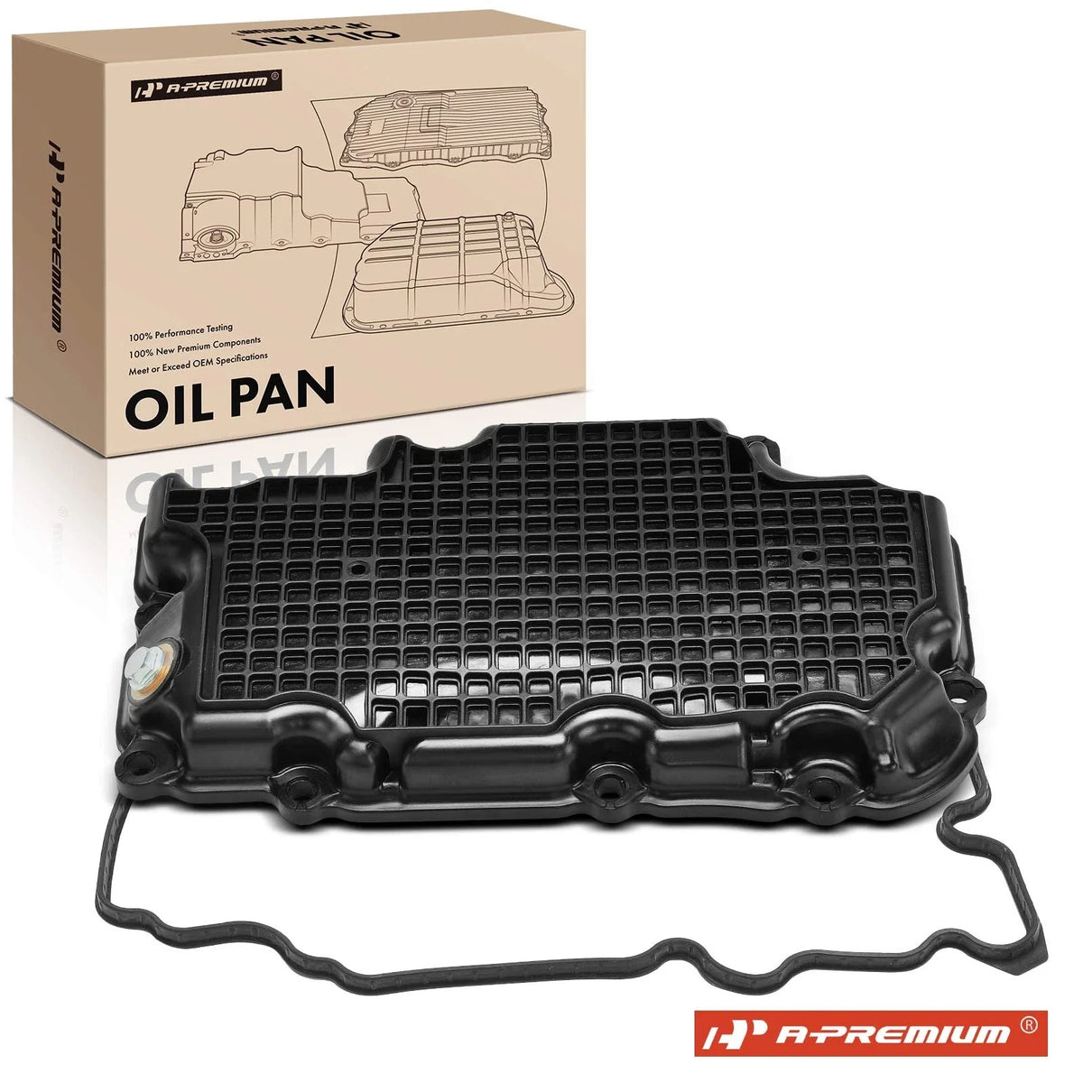 Lower Engine Oil Pan with Gasket for Infiniti Q50 Q60 (2016–2020)