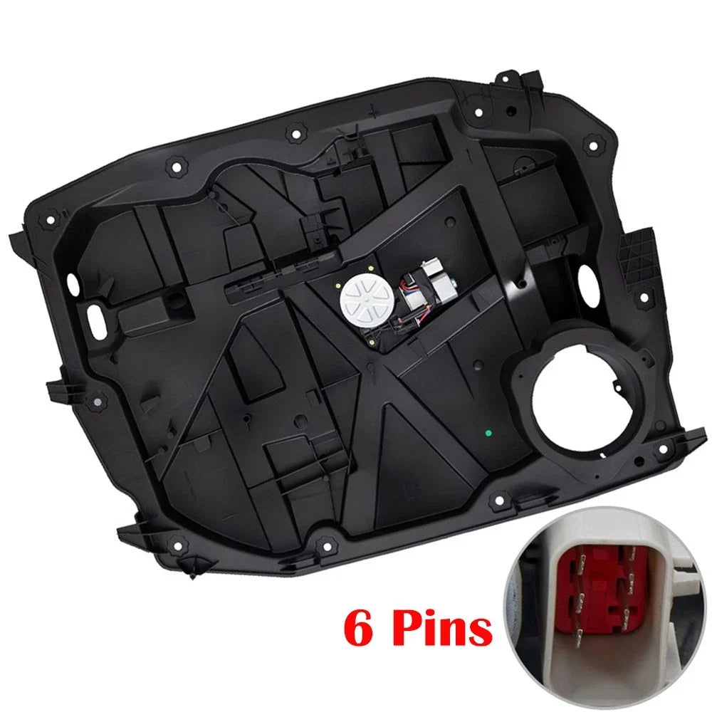 6-Pin Motor Front Driver Side Window Regulator for Jeep Liberty 2008-2013