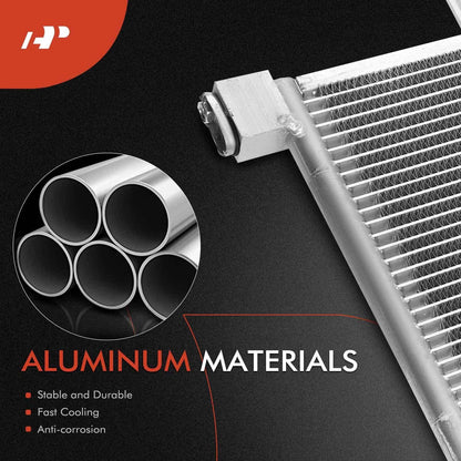 A/C Condenser for Honda Insight 2019 to 2021 with Receiver Drier